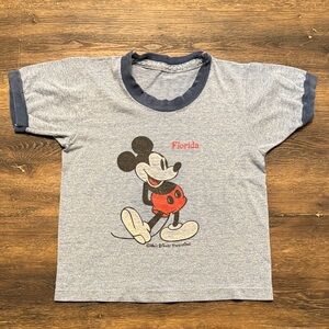 Disney Mickey Mouse Raglan Kids Tee-vintage original